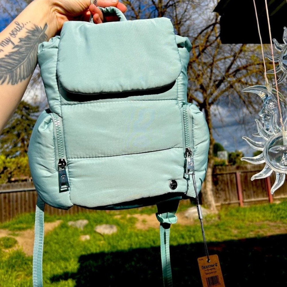 Bearpaw Mint Green Backpack (NWT)